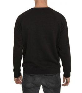 Black Cotton-Jersey Sweatshirt - Image 2
