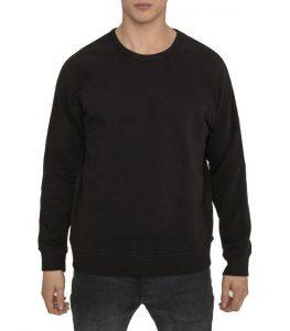 Black Cotton-Jersey Sweatshirt