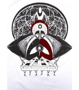 Red Angel White T-shirt - Image 3