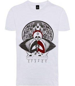 Red Angel White T-shirt - Image 2