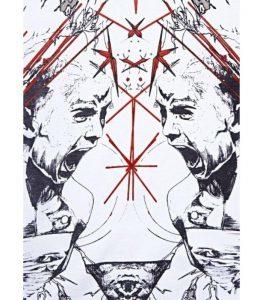 Red Scream Cotton-Jersey T-shirt - Image 2