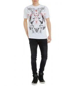 Red Scream Cotton-Jersey T-shirt - Image 4