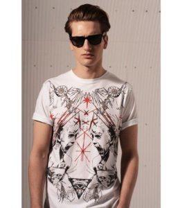 Red Scream Cotton-Jersey T-shirt - Image 3