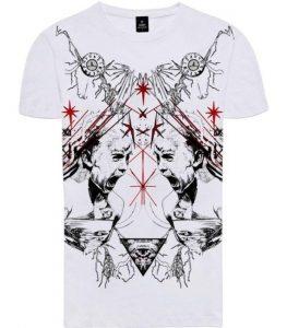 Red Scream Cotton-Jersey T-shirt - Image 5