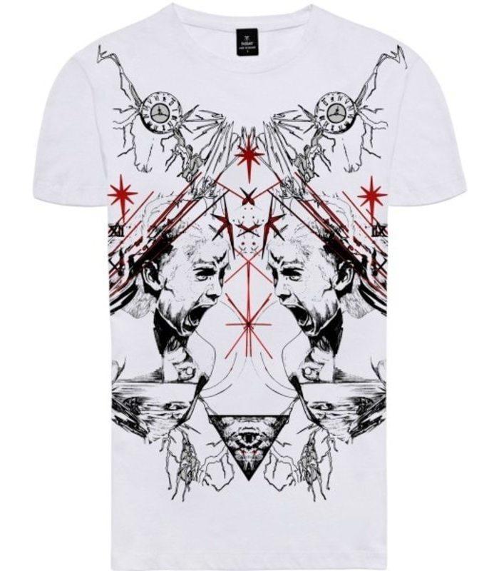 Red-Scream-Cotton-Jersey-T-shirt-shirt