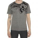 Skull Illusion Grey T-shirt
