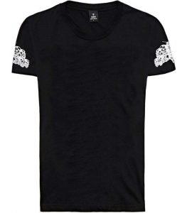 Skull and Bones Black T-shirt - Image 3