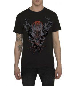 Skull and Snake Black T-shirt