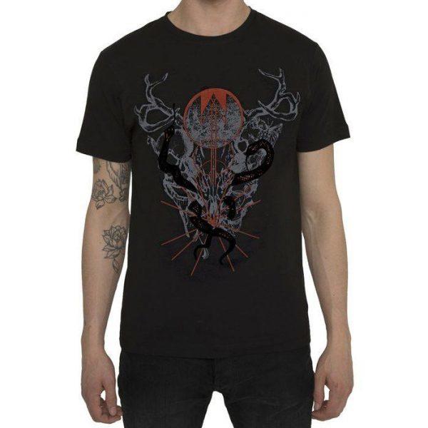 Skull and Snake Black T-shirt