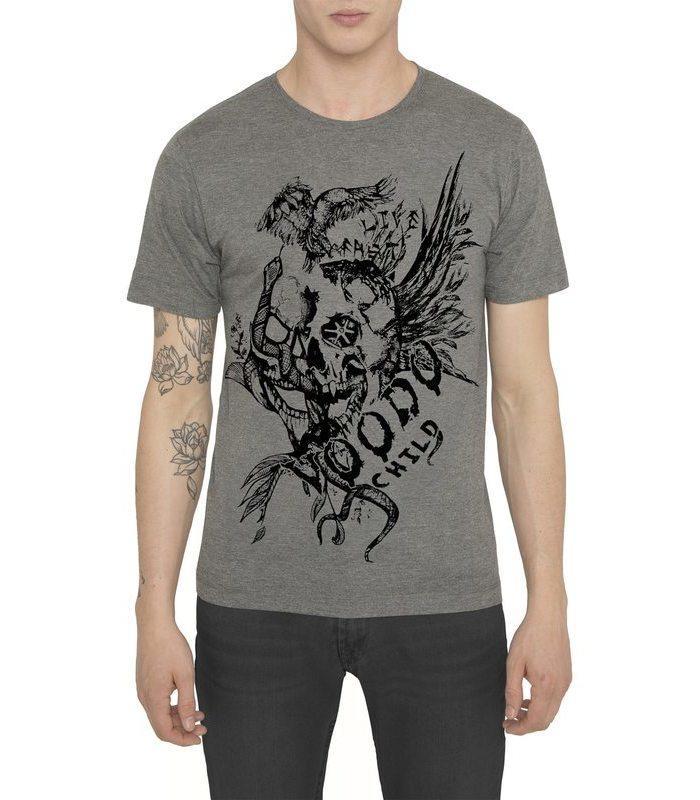Voodoo-Grey-T-shirt-front
