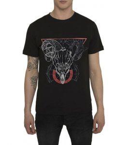 Warrior Skull Black T-shirt