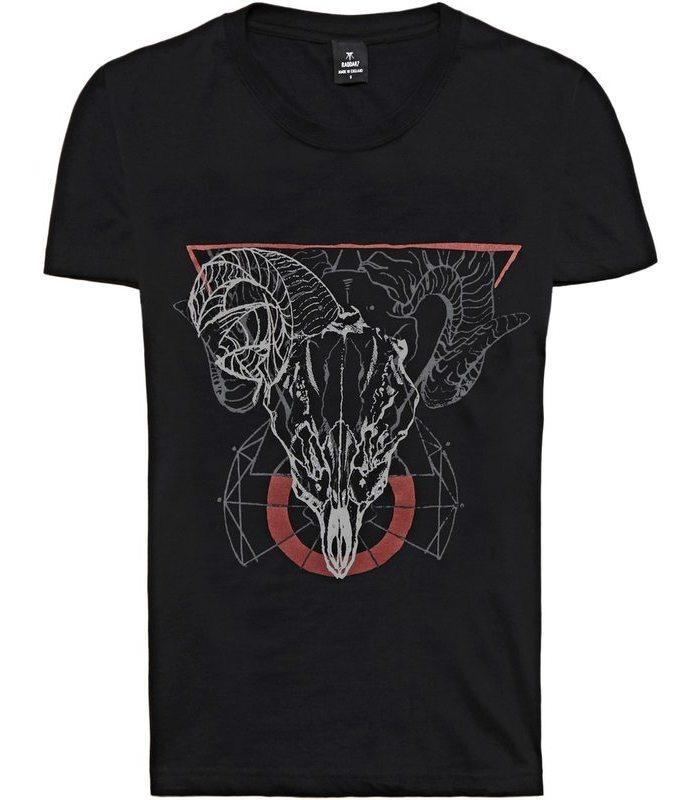 Warrior-Skull-Black-T-shirt-shirt