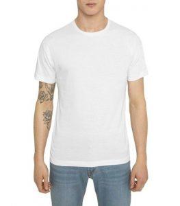White Cotton-Jersey T-shirt