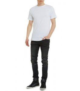 White Cotton-Jersey T-shirt - Image 2