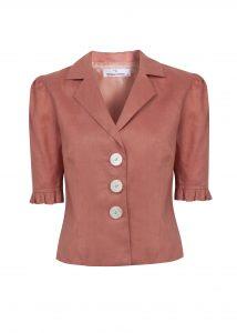 French rose linen jacket