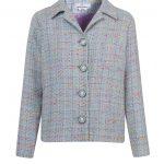 Baby blue tweed jacket