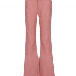 French rose linen pants