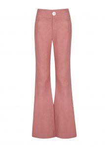 French rose linen pants