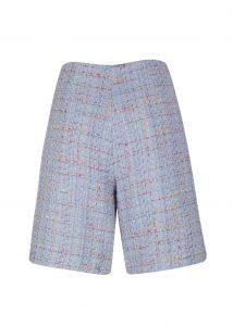 Baby blue tweed shorts - Image 3