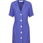 Apella purple mini-dress