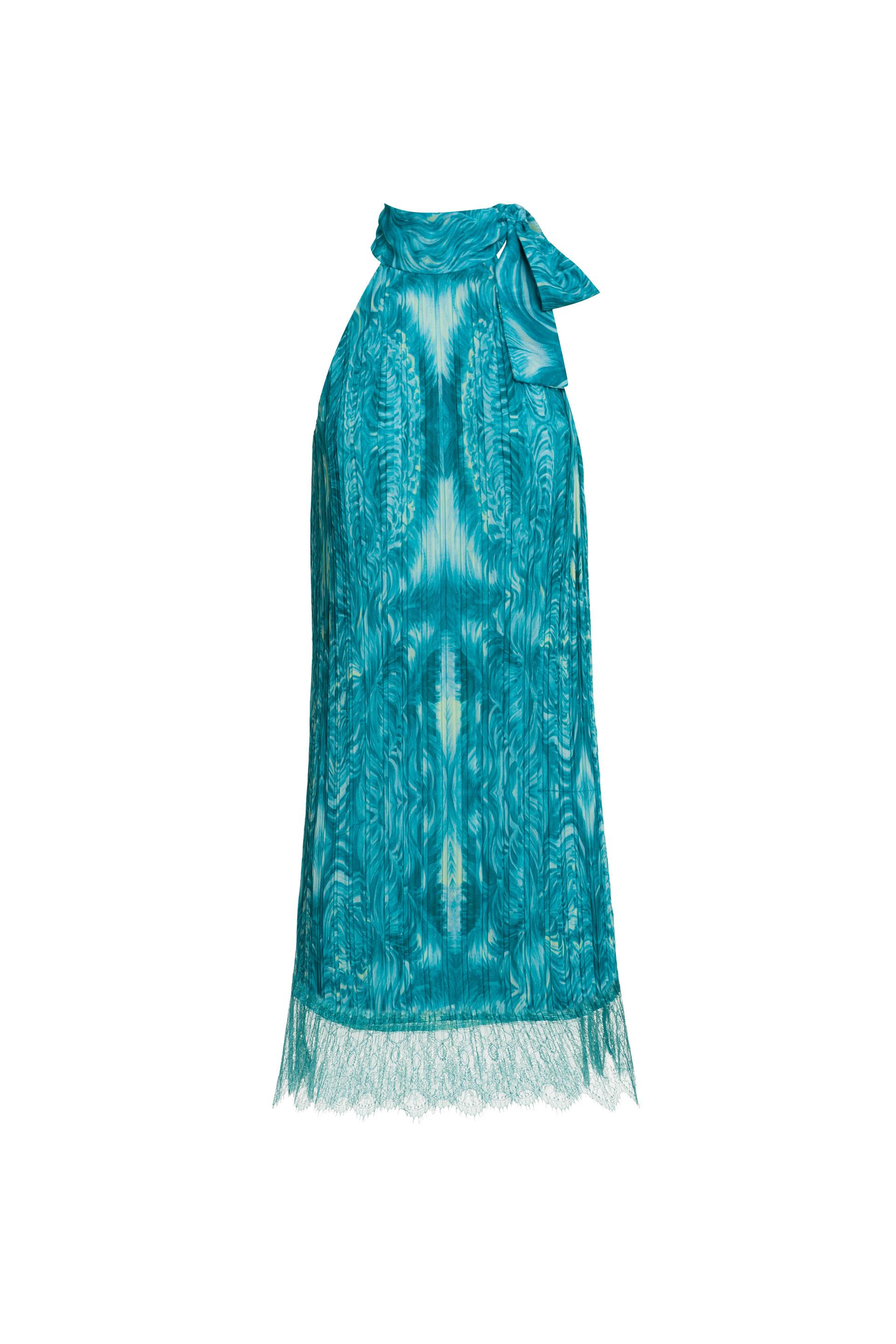 M19MY50-Plisse-Mini-Dress-Tropic-Turquoise---Off-White-F