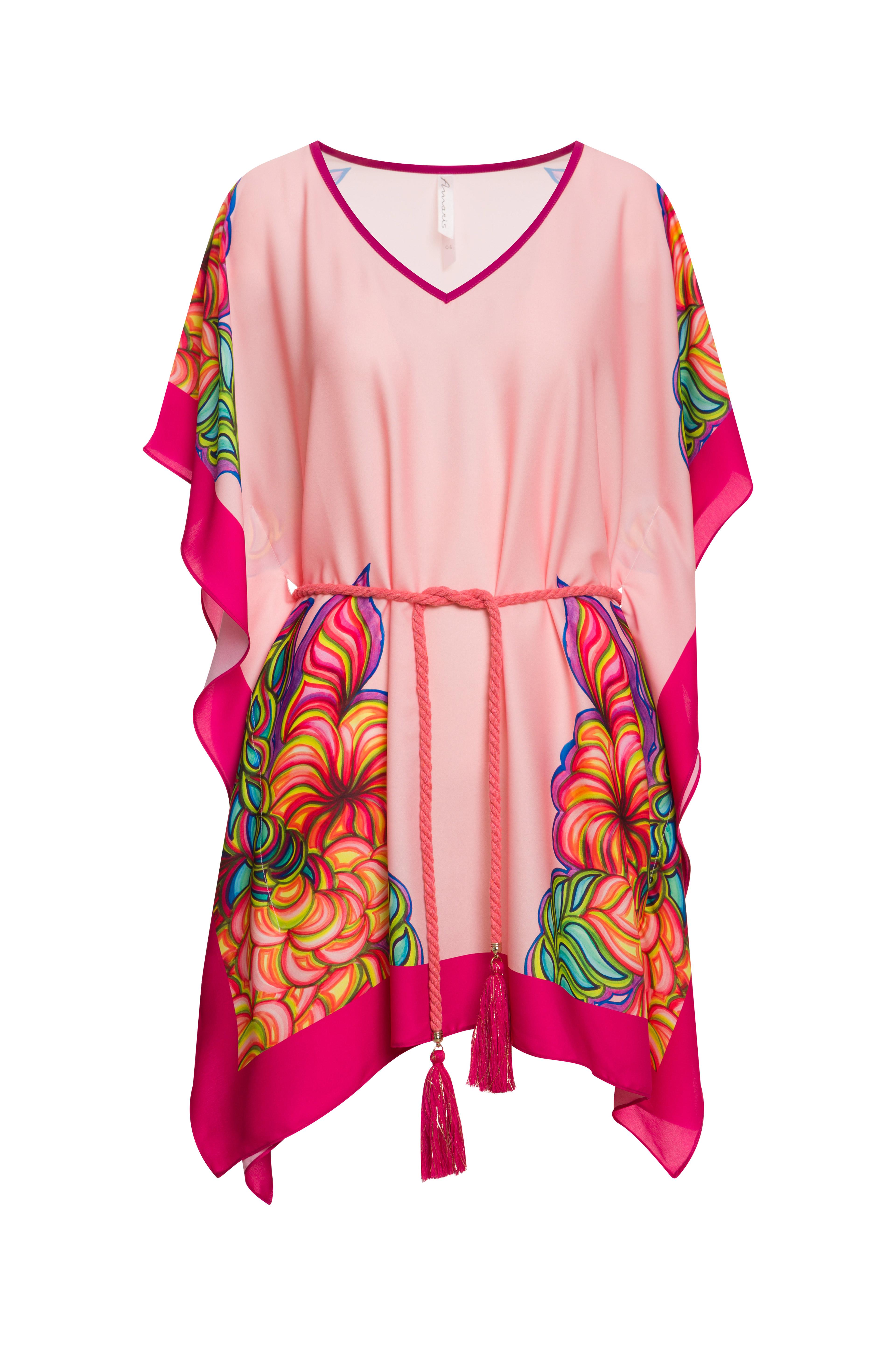 S19M70-Square-Scarf-Top-Flowers-Pink-Fuchsia-F