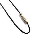 Gold Pendant or Bracelet on Cord