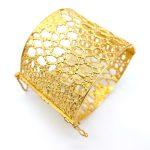 D'ark Silver Goldplated bracelet 2319 - Image 4